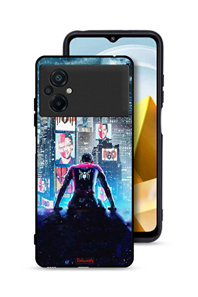 Tolwak غطاء حماية لهاتف شاومي بوكو M5 4G سبايدر مان