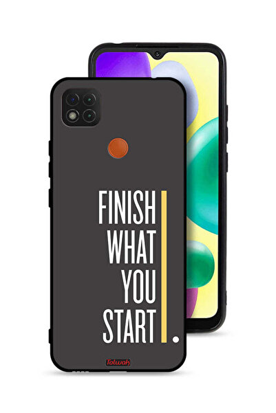 Tolwak Xiaomi Redmi 9C Protective Case Cover Finish What You Start