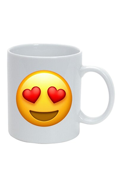 INOVATIX Εξατομικευμένη λευκή κούπα, εξατομικευμένο Emoji, 35, INOVATIX®. 330ml