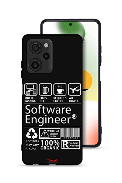 Tolwak غطاء حماية لهاتف Xiaomi Poco X5 Pro - ملصق مهندس برمجيات