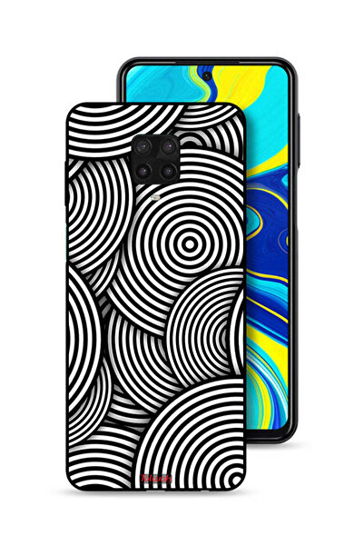 Tolwak غطاء حماية لهاتف شاومي ريدمي نوت 9S بنمط دوائر وهمية