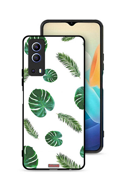 Tolwak غطاء حماية لهاتف Vivo Y72 5G بنقشة ريش فنية