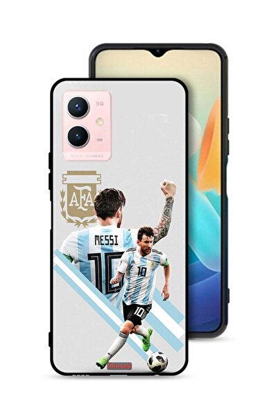 Tolwak غطاء حماية لهاتف Vivo Y33s 5G برسومات ليو ميسي