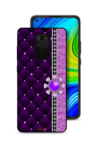 Tolwak غطاء حماية لهاتف شاومي ريدمي نوت 9 بقلوب لامعة