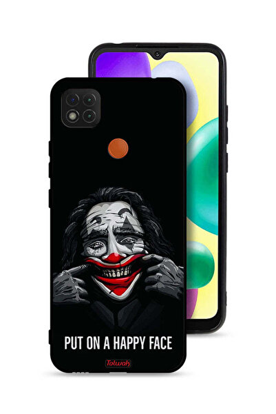 Tolwak غطاء حماية لهاتف شاومي ريدمي 9 سي بوجه سعيد