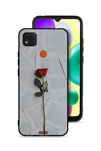 Tolwak غطاء حماية لهاتف شاومي ريدمي 9 سي - وردي على ورق