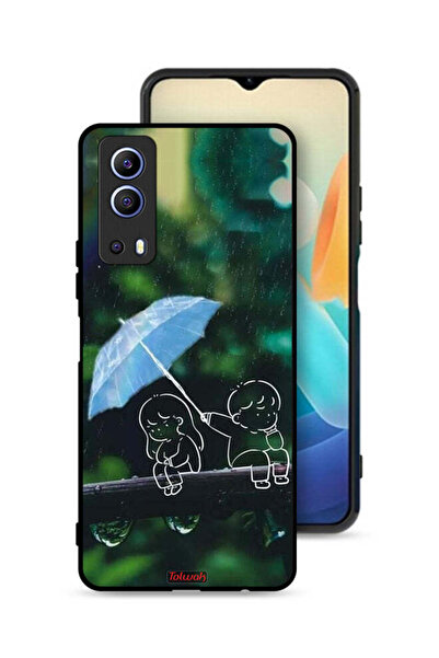 Tolwak غطاء حماية لهاتف Vivo iQOO Z3 5G - زوجين من الفن التجريدي