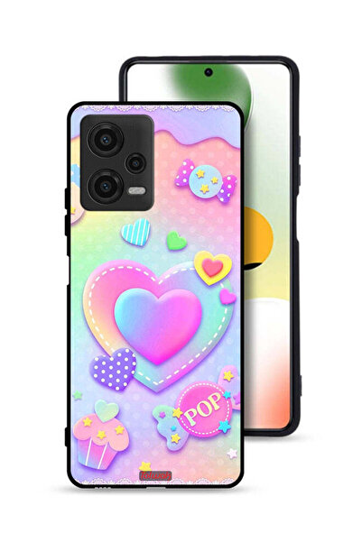 Tolwak غطاء حماية Xiaomi Poco X5 بتصميم قلوب البوب