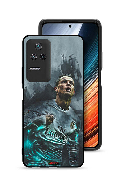 Tolwak غطاء حماية شاومي ريدمي K40S برسومات كريستيانو رونالدو