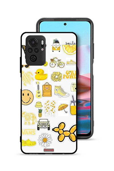Tolwak Xiaomi Redmi Note 10S Protective Case Cover Girly Tags