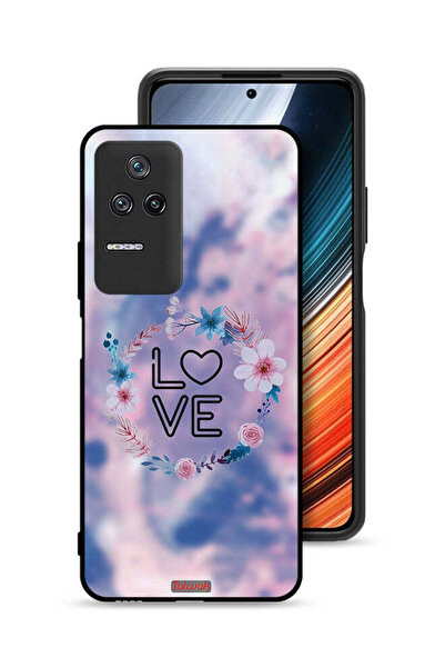 Tolwak غطاء حماية شاومي بوكو F4 بتصميم خاتم زهور الحب