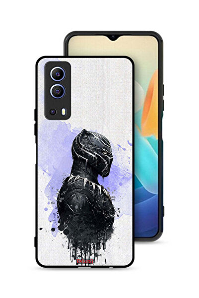 Tolwak غطاء حماية لهاتف Vivo Y72 5G بتصميم النمر الأسود