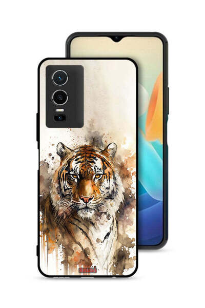 Tolwak غطاء حماية لهاتف Vivo Y76 5G بنقشة الفهد التجريدي