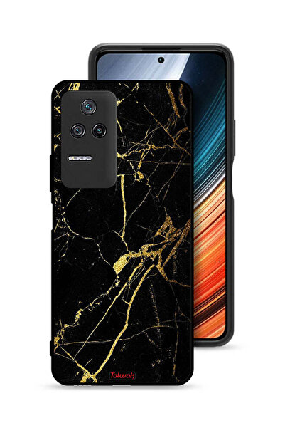 Tolwak غطاء الحماية XIAOMI Redmi K50 غطاء حماية من الرخام المتصدع