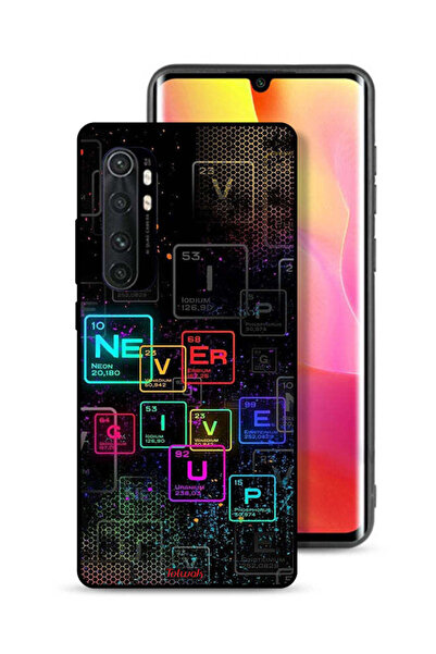 Tolwak Xiaomi Mi Note 10 Lite Protective Case Cover Never Give Up Art