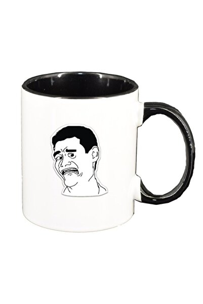 INOVATIX Персонализирана бяла чаша, Meme - Harold, черен интериор, D1401, INO...