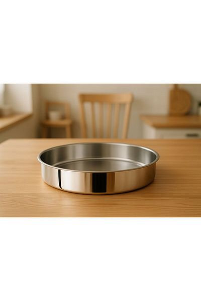 KT HOME Stainless Steel 3-Piece Baklava Pastry Tray Water Pastry Pastry Oven Tray 38 40 42 cm