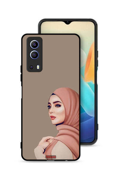Tolwak Vivo Y72 5G Protective Case Cover Beautiful Hijab Girl
