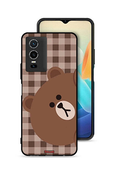 Tolwak غطاء حماية لهاتف Vivo Y76 5G بتصميم دب تيدي