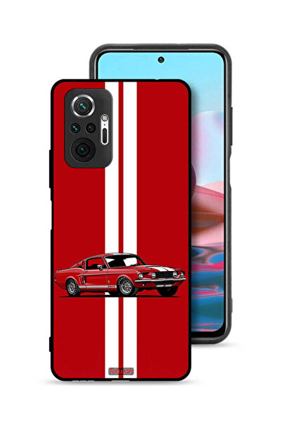 Tolwak غطاء حماية لهاتف شاومي ريدمي نوت 10 برو 4G، تصميم سيارة كلاسيكية، فن ت...