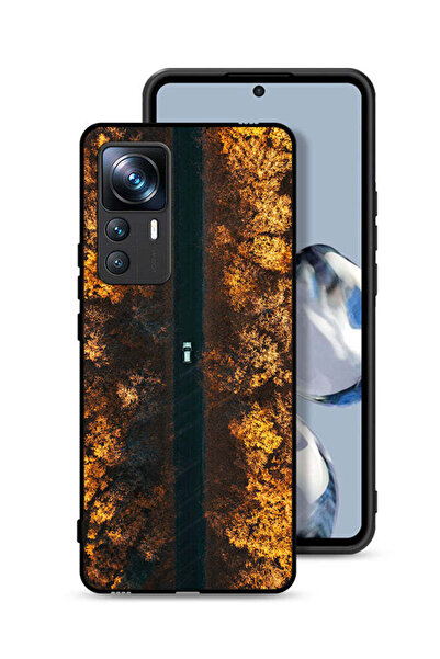Tolwak غطاء حماية لهاتف Xiaomi 12T Pro بتصميم طريق في أشجار الخريف