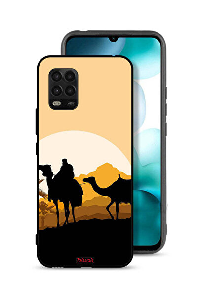 Tolwak غطاء حماية لهاتف شاومي مي 10 لايت 5G برسومات جمال في الصحراء