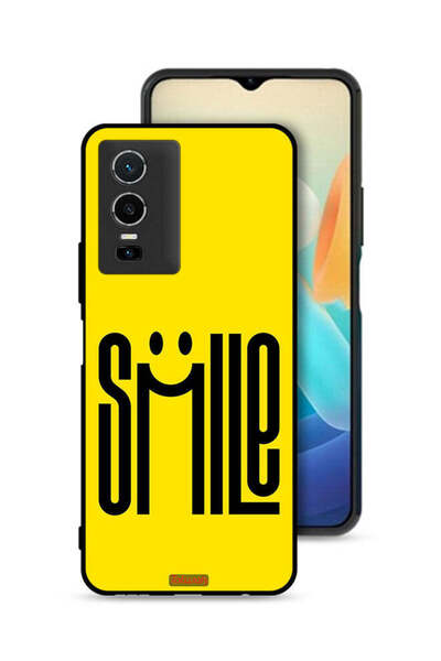 Tolwak Vivo Y76 5G Protective Case Cover Smile Art