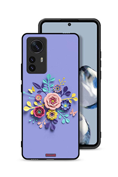 Tolwak غطاء حماية لهاتف شاومي 12 بفن الزهور