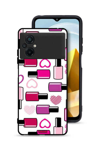 Tolwak Xiaomi Poco M5 4G Protective Case Cover Lipstick Lover