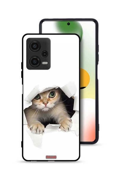 Tolwak غطاء حماية لهاتف Xiaomi Poco X5 بتصميم قطة