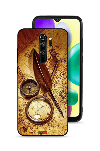 Tolwak غطاء حماية لهاتف شاومي ريدمي نوت 8 برو بتصميم بوصلة عتيقة