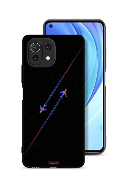 Tolwak غطاء حماية لهاتف شاومي مي 11 لايت برسومات طائرات