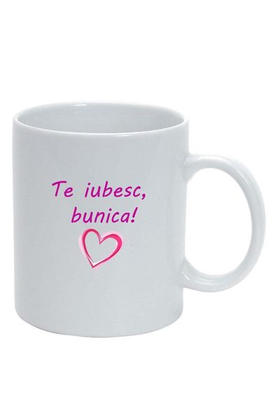 INOVATIX Personalized white mug, I love you..., white, D1024, INOVATIX®. 330ml