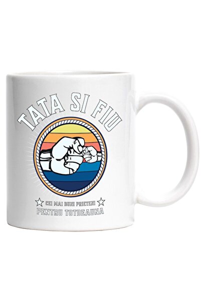 INOVATIX Personalized white mug, Father and son best friends family love, INO...
