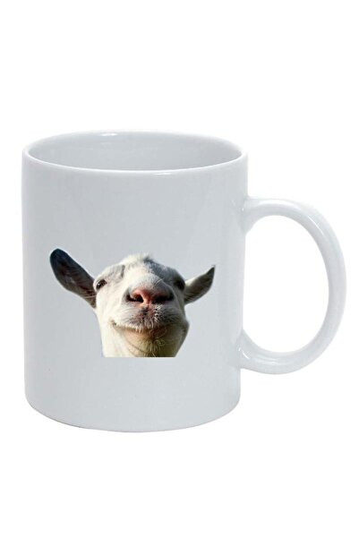 INOVATIX Персонализирана бяла чаша, Лама, бяла, D178, INOVATIX®. 330 мл