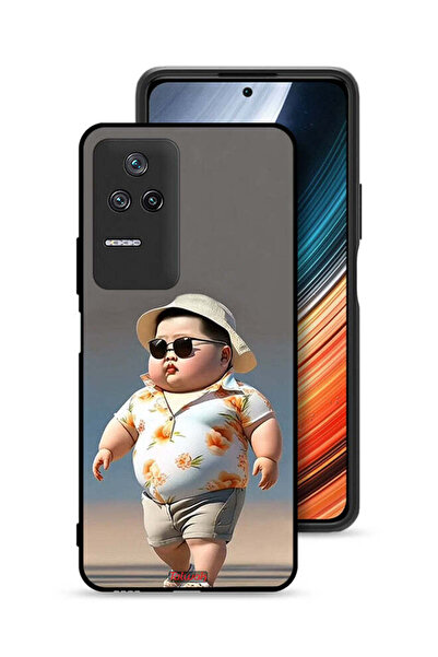 Tolwak Xiaomi Poco F4 Protective Case Cover Fatty Stylish Baby Boy