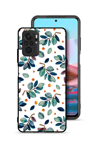 Tolwak Xiaomi Redmi Note 10S Protective Case Cover Leaves