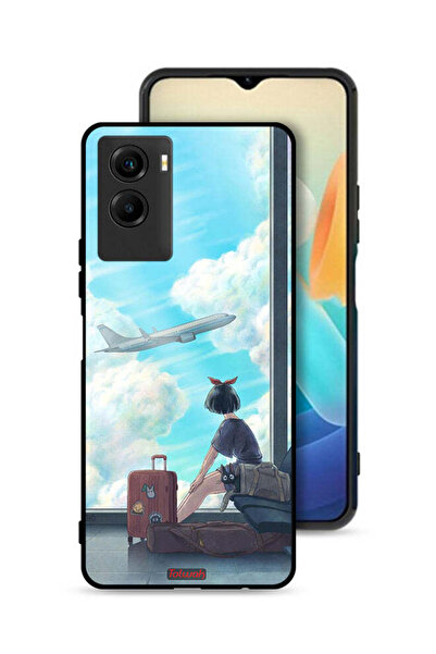 Tolwak غطاء حماية لهاتف Vivo Y55s 5G (2021) بتصميم فن السفر