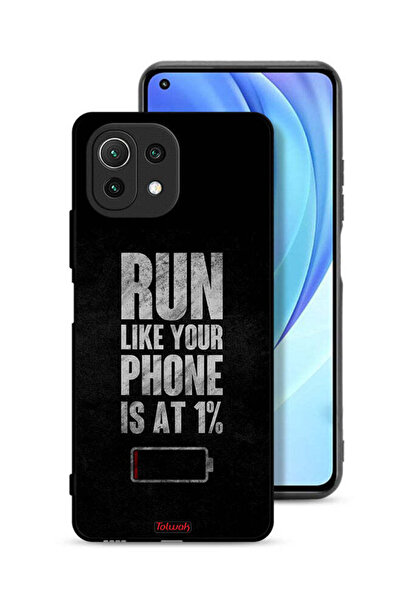 Tolwak غطاء حماية لهاتف Xiaomi Mi 11 Lite، اركض كما لو أن هاتفك يعمل بنسبة 1%