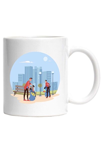 INOVATIX Cana alba personalizata, Curatenie, Oras, Reciclare, Frunze, INOVATI...