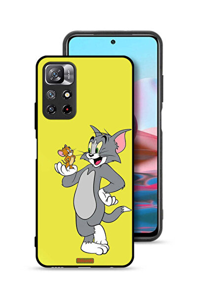 Tolwak غطاء حماية لهاتف شاومي ريدمي نوت 11 4G بتصميم توم وجيري