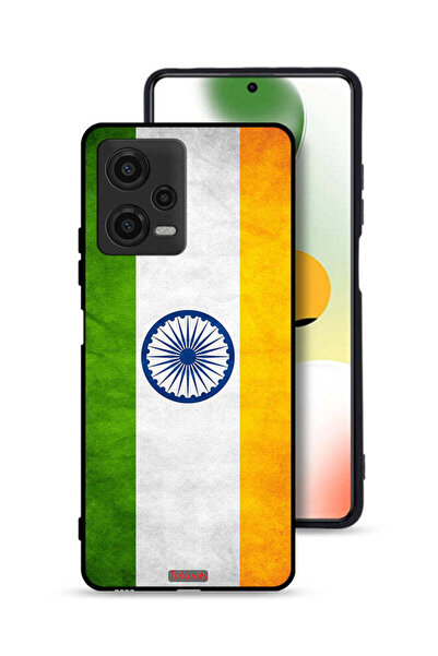 Tolwak غطاء حماية لهاتف Xiaomi Poco X5 بطبعة علم هندي مضيء
