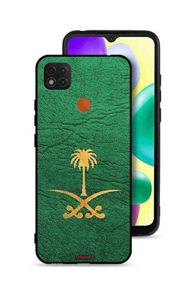 Tolwak غطاء حماية لهاتف شاومي ريدمي 10A، علامة المملكة العربية السعودية، جلد