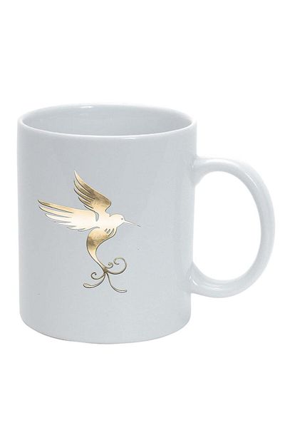 INOVATIX Personalized white mug, Bird, white, D956, INOVATIX®. 330ml