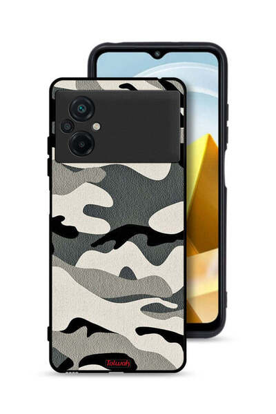 Tolwak Xiaomi Poco M5 4G Protective Case Cover Camouflage