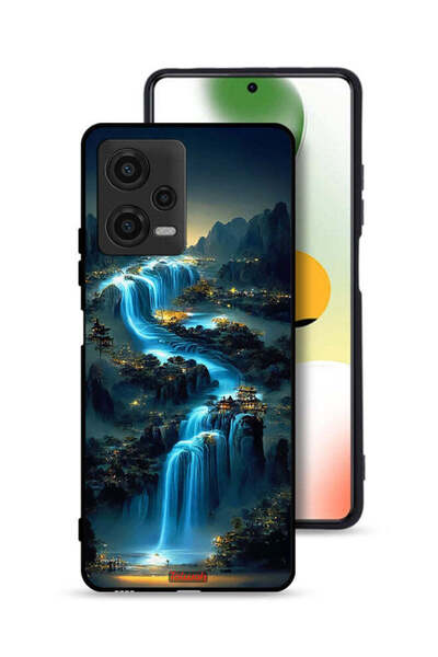 Tolwak غطاء حماية لهاتف Xiaomi Poco X5 بتصميم شلال