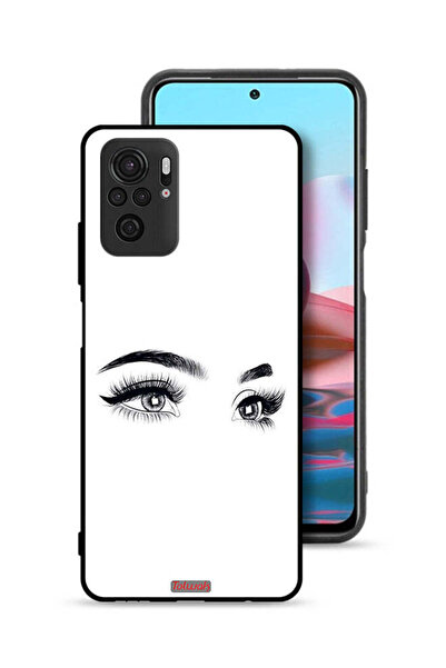 Tolwak Xiaomi Redmi Note 10S Protective Case Cover Eyes Art