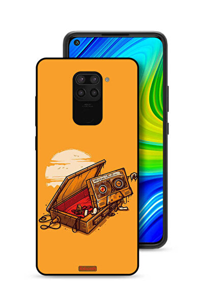 Tolwak غطاء حماية لهاتف شاومي ريدمي نوت 9 - تصميم شريط كاسيت وشريط لاصق