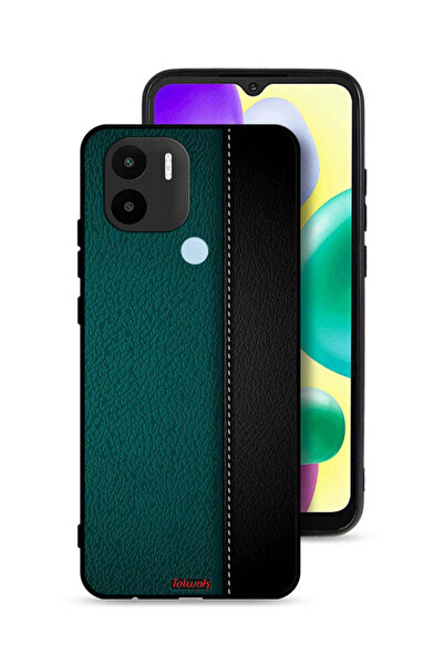 Tolwak غطاء حماية جلدي بنمط لهاتف Xiaomi Redmi A1 Plus