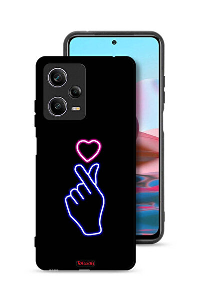 Tolwak غطاء حماية شاومي ريدمي نوت 12 برو بتصميم قلب سناب